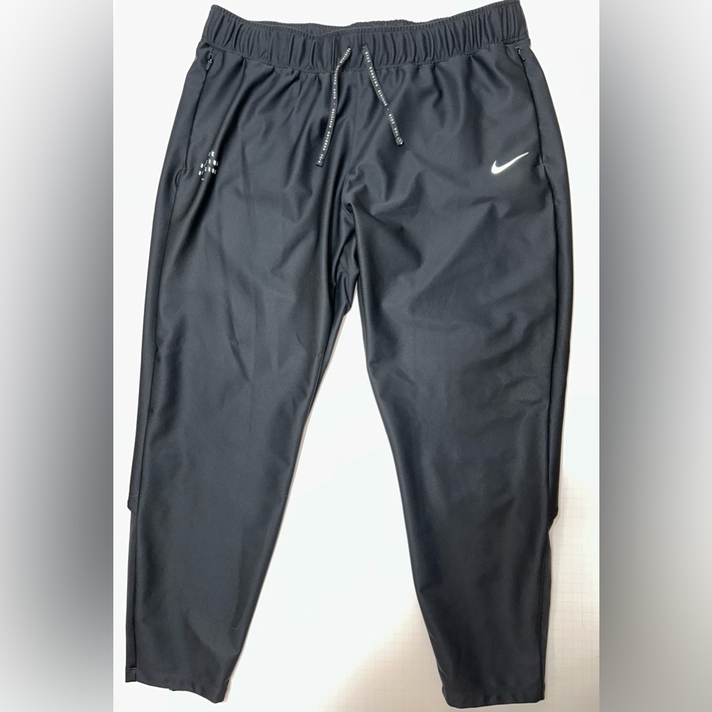 New Nike Run Division Shield Reflective Running Pants Black Woman’s XL - Picture 4 of 10